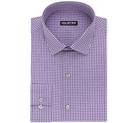 Kenneth Cole Unlisted Men's Slim Fit Check Spread Collar Dress Shirt