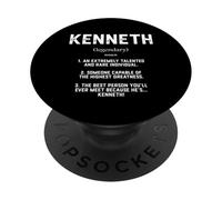 Kenneth Definition Funny Talented Great Ken Cosplay Kenneths PopSockets PopGrip Adhesivo