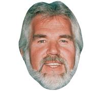 Kenneth Rogers (1980s) Mascaras de personajes famosos, caras de carton