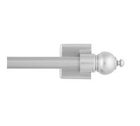 Kenney 40343 - Varilla magnética Ajustable Multiusos para café pequeño de 7/16 Pulgadas, Color Plateado, 16-28 Pulgadas, satén, 1