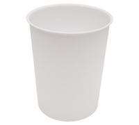Kenney Almacenamiento Made Simple cesto de Basura de plástico, Color Blanco