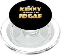 Kenny Costume Idgaf Meme Personalized First Name Kenny Joke PopSockets PopGrip para MagSafe
