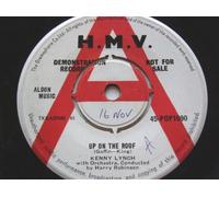 Kenny Lynch Up On The Roof/Jump On Your Broomstick 7" HMV POP1090 VG 1962 demo, there is writing on side one label