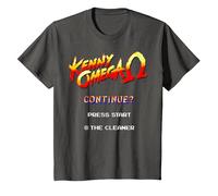 Kenny Omega Juego 8 bit Camiseta, Niños, Asfalto, 3 años