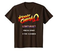 Kenny Omega Juego 8 bit Camiseta, Niños, Marrón, 3 años
