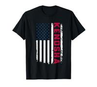 Kenosha USA Flag Lover Patriotic American Kenosha Camiseta