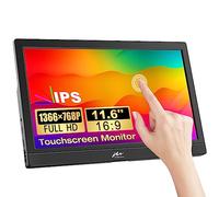 Kenowa Pantalla táctil portátil, Monitor portátil HDR de 11,6 Pulgadas, Monitor Externo 1366 x 768 IPS Eye Care Pantalla con HDMI USB Tipo C para PC/Ordenador/portátil/Raspberry pi/PS3/PS4/Xbox