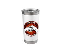 Kenpo Karate Vaso térmico de acero inoxidable de doble pared