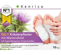 Kenrico QU-1 Parche de Hierbas Aromáticas con Cardo Mariano - 2 unidades - Pack de prueba Kenrico
