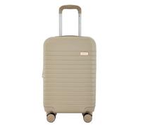 kensie - Equipaje de Mano rígido de 55,9 cm, Beige, 22 Pulgadas, Equipaje de Mano rígido Elegante de 22 Pulgadas