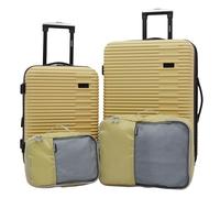 kensie Hillsboro - Juego de Equipaje y Bolsas de Viaje de 4 Piezas para Mujer, Musgo seco, Hillsboro - Juego de 4 Bolsas de Viaje y Equipaje