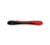 KENSINGTON 62398 - Reposamuñecas Duo gel teclado color negro/rojo