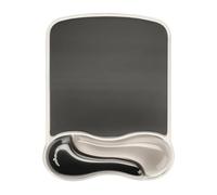 Kensington Alfombrilla ratón ergonómica 62399 Reposamuñecas Gel Dúo, ventilada, gris