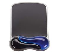 KENSINGTON 62401 - Alfombrilla para ratón Duo gel con reposamuñecas color negro/azul