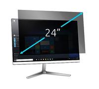 Kensington Filtro de Privacidad, Protector Extraíble Bidireccional para Monitores de 24" 16:9, Revestimiento Antideslumbrante y Cubierta Reversible con Reducción de Luz Azul Antifatiga Ocular, 628338