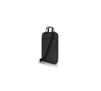 Kensington Bolso de Portátil 15.6 Pulgadas Negro Unisex-Adultos, Cuero Sintético, Compartimento para Portátil, Cierre de Cremallera, Bandolera, Utilidad, Rectangular, 3 Secciones, Trabajadores Adultos
