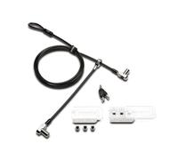 Kensington Cable de Seguridad con Llave 3-en-1, Candado con Doble Cabezal, Sistema de Protección Múltiple para 2 dispositivos, Ordenadores Portátiles, Monitores y otros (K63380WW)
