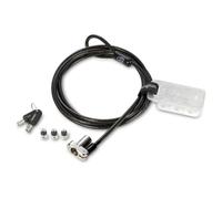 Kensington - Cable de seguridad para portátiles con llave universal 3 en 1, candado de cable de acero de 1,8 m