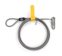 Kensington Candado de combinación ComboSaver® Ultra para portátil: con codificación Maestra - Cable antirrobo (152 x 179 x 30 mm, 267 g)