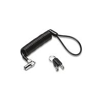 Candado portátil Kensington NanoSaver Llave Acero al carbón 2,3m Negro Plata