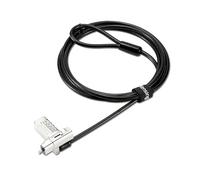 Kensington Candado Universal 3 en 1 2.0 de combinación para Laptop, Compatible con T-Bar, Nano, N17, Tipos de Bloqueo en Forma de cuña, Cable de Bloqueo de Seguridad para computadora de 6 pies