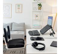 Kensington cojín negro de espuma viscoelástica para silla