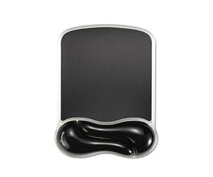 Kensington Duo K62413WW - Alfombrilla de Mouse de Gel con reposamuñecas, ergonómica con Soporte de muñeca para aliviar el Dolor, cómoda Alfombrilla de Mouse de Gel Antideslizante para computadora,