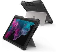 Kensington Funda Rígida BlackBelt para Surface GO, Protección contra caídas de grado militar, Correa integrada, negro