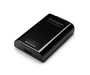 Kensington K33974EU - Adaptador Universal Multimonitor con USB 3.0 de Alta Velocidad y Adaptador Dvi-Vga, Compatible con Windows y Mac Os