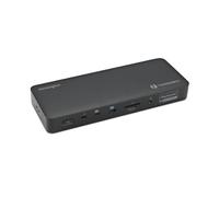 Kensington K35234EU - SD5920T EQ Docking Station Thunderbolt 4 Quad 4K con Tecnología DisplayLink, Lectores de Tarjetas SD y Micro SD, Carga Rápida de 100W, Puertos Ethernet, USB-A y USB-C 3.2