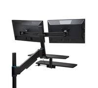 Kensington K52796WW 23" Abrazadera Negro soporte de mesa para pantalla plana - Soporte para televisor (Abrazadera, 58,4 cm (23"), 75 x 100 mm, Ajustes de altura, Negro)