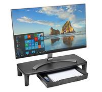 ACCO Kensington Soporte elevador para monitor K55725EU SmartFit, 3 niveles, cajón A4, Negro