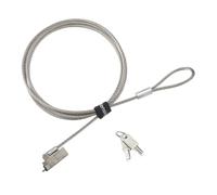 Kensington K60630WW - Candado Slim NanoSaver 2.0 EQ con Cable de Acero de 1.8m para Portátiles Ultrafinos, Perfil Plano, Compatibilidad Universal