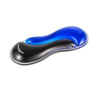 Kensington K62439WW - Reposamuñecas Slim Duo Gel para Ratón y Trackball, 192 x 72 x 22 mm, Alfombrilla Ergonómica, Evita Sobrecargas y Molestias, Compatible con Ratones y Trackballs, Negro/Azul