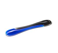 Kensington K62441WW - Reposamuñecas Slim Duo Gel para Teclado, 490 x 95 x 18 mm, Alfombrilla Ergonómica, Evita Sobrecargas y Molestias, Compatible con Teclados de Perfil Bajo, Negro/Azul