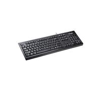 Kensington K64370 - Teclado (USB+PS/2, Negro, Oficina, Estándar, QWERTY)