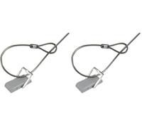 Kensington K64613WW - Punto de Anclaje de Seguridad para Mesas, Compatible con Todos Candados, Instalación con Cinta Adhesiva Industrial o Tornillos, Diseño Moderno, Discreto para Oficinas