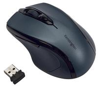Kensington K72422WW, ratón inalámbrico Pro Fit, tamaño mediano, color gris, dise