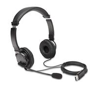 Kensington Headphones USB HiFi+Microphone, Black