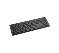Kensington KB150 EQ Teclado inalámbrico, QWERTY, compatible con Windows y MacOS, diseño de tamaño completo y anti-derrame, compuesto de 64% de contenido reciclado post-consumo (K75561UK)