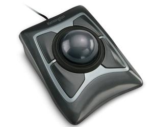 Kensington Kensinton 64325 Ratón Expert, Ratón con Cable y Trackball Compacto y Ergonómico, Para Mac y Windows, Con Anillo de Desplazamiento, Diseño Ambidiestro y Seguimiento Óptico, Gris