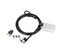 Kensington Candado portátil 3-en-1 K62318WW con llave - Cable 1,8 m acero al carbono 5 mm oculto