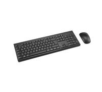 Kensington KM150 EQ Kit de escritorio inalámbrico QWERTZ compatible con Windows y MacOS, teclado de tamaño completo y ratón Quiet-Click, fabricado con materiales reciclados al 63% (K75562DE)