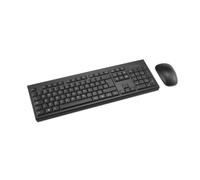 Kensington KM150 EQ Wireless Desktop Set, QWERTY, Compatible con Windows y MacOS, Teclado de tamaño Completo y ratón silencioso, para 63% Hecho de Material Reciclado Post-consumidor* (K75562WW)
