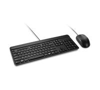 Kensington KM201 Simple Solutions - Juego de escritorio con cable, cumple con TAA - Negro (K72483TAA)