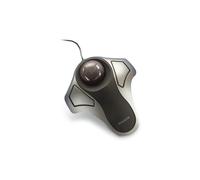 Kensington, Mouse TrackBall ergonómico con cable para PC, Mac, ambidiestro, gris
