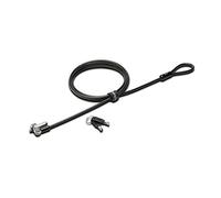 Kensington N17 Keyed Laptop Lock - Cable antirrobo (Llave, Portátil, Acero al carbón, 1,82 m, 181,4 g, 162 mm)