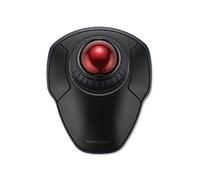 Kensington Orbit - Trackball inalámbrico con Anillo de Desplazamiento - Negro-Rojo (K70990WW)