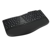 Kensington Teclado Pro Fit Ergo KB675 EQ, QWERTZ, Bluetooth de 2,4 GHz, teclado TKL inalámbrico, recargable, compatible con Windows y macOS, 43% de material reciclado postconsumo (K75491DE)