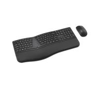 Kensington Pro Fit Ergo KM680 EQ - Juego de teclado y mouse inalámbricos de escritorio, recargable, diseño ergonómico, teclado dividido (K72486NA)